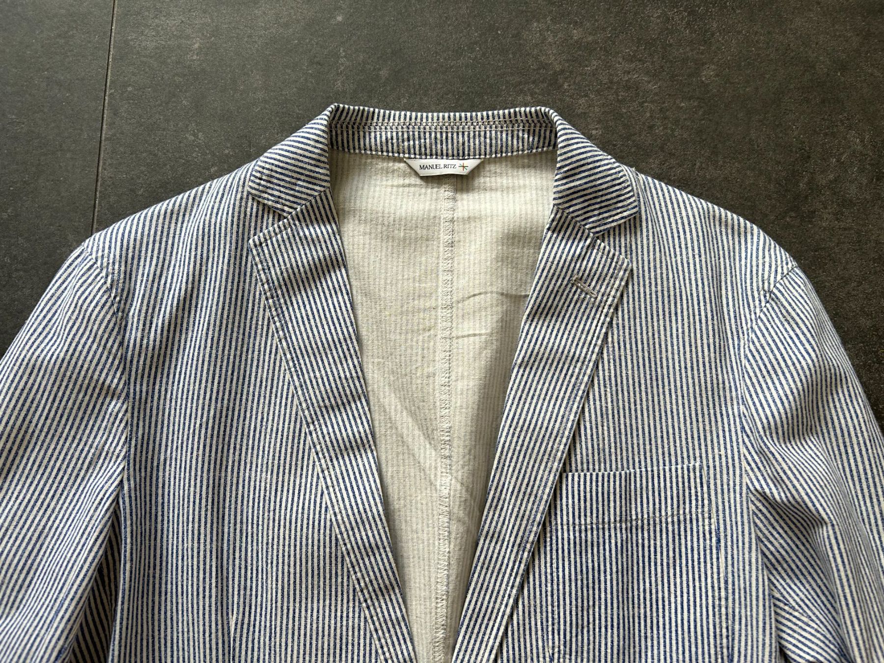 Jacken: Blazer Rayé Manuel Ritz Taille 46 – Neu (gemäss Beschreibung) aus Sion von UntilWeRaise 4