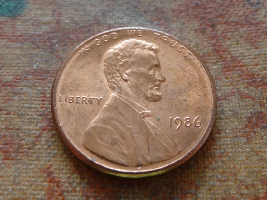 Alle Münzen: USA 1 cent 1986 – Gebraucht aus Romanel-sur-Lausanne von Swift13