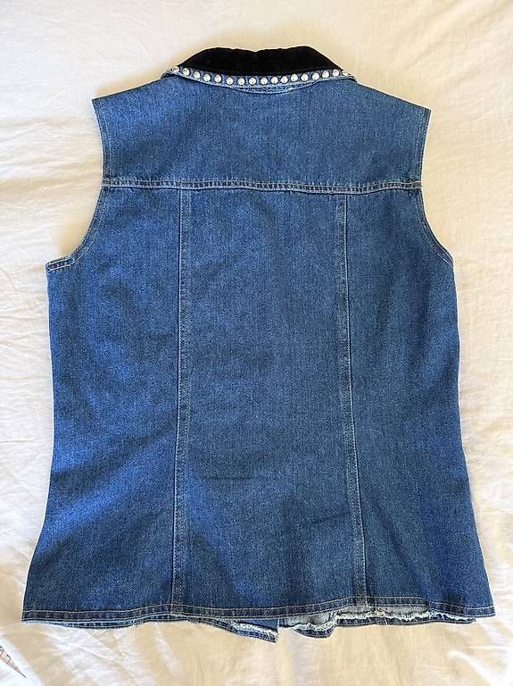 Camicette: Vintage Denim Vest Western Medium – Usato da Zürich venduto da car_v988 1