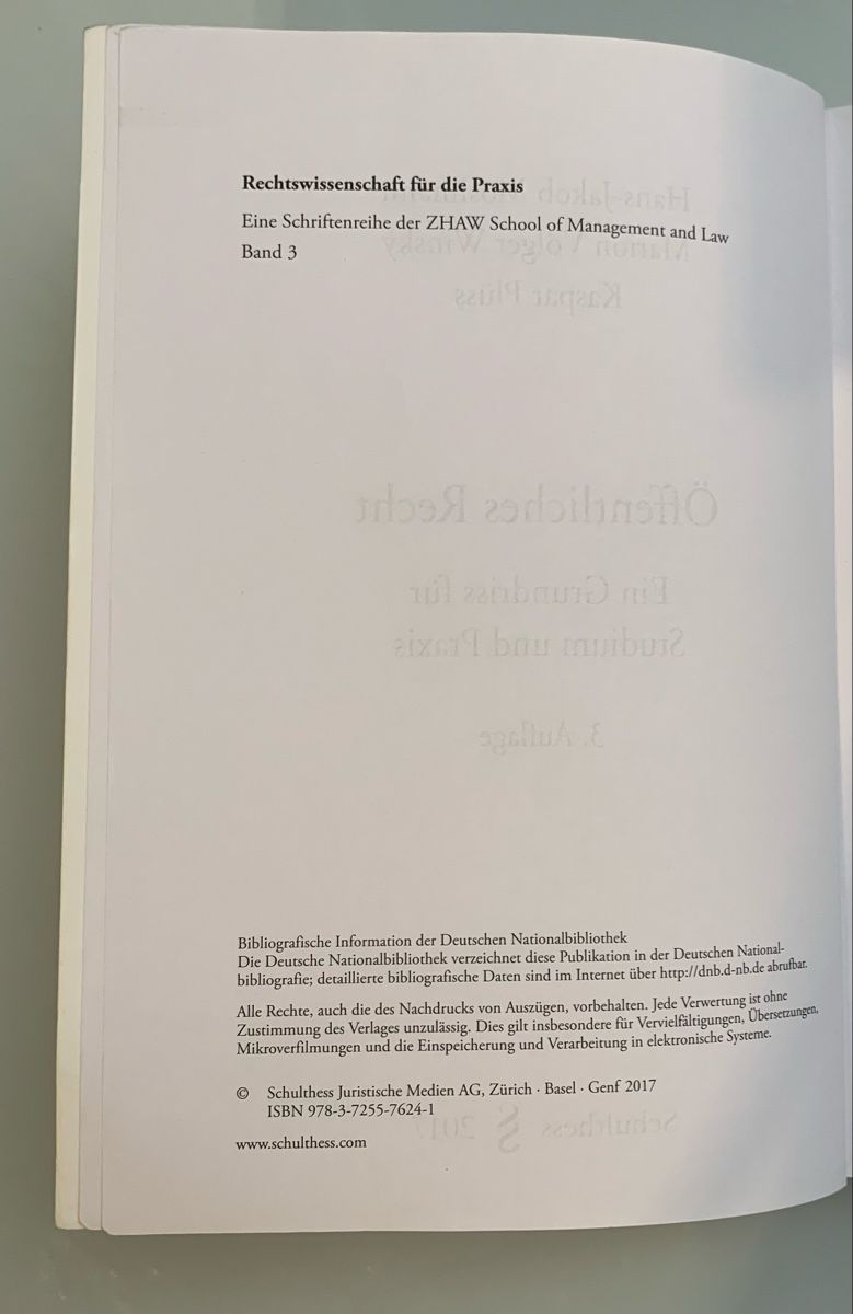 Libri: Öffentliches Recht, 3. Auflage / inkl. E-Book – Usato da Stans venduto da carina_123 2