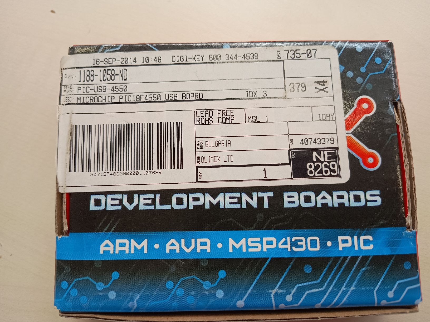 Tous les outils: Olimex PIC-USB-4550 Development Board USB, als defekt – Défectueux à Döttingen par Schlei 2