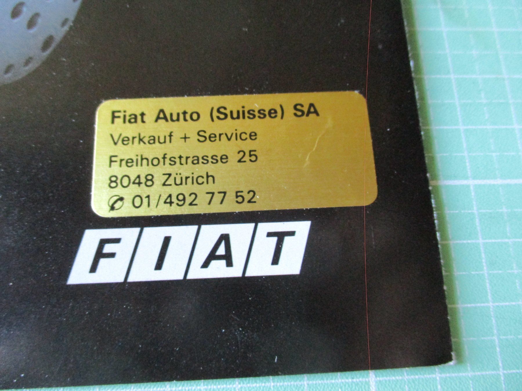 Fiat Dokumente: Fiat Cinquecento Prospekt +  Preisliste – Gebraucht aus Ottikon Gossau ZH von hokuspokus 8