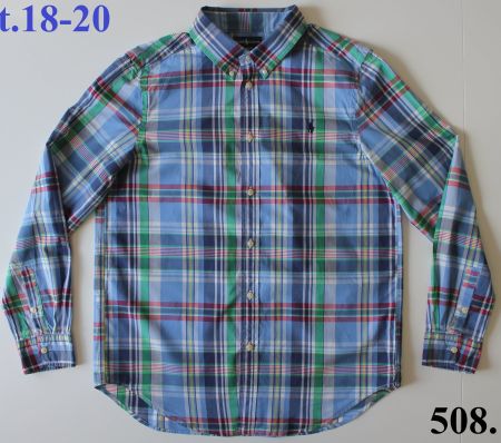 Chemise Ralph Lauren à carreaux    t. 18-20