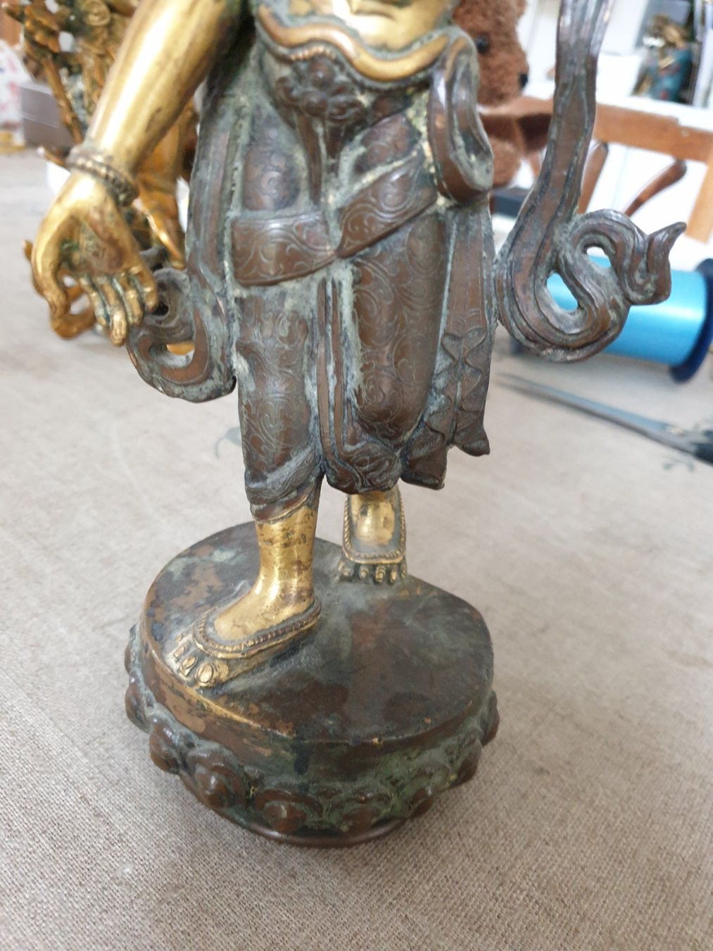 Skulpturen & Statuen: Buddha Figur Tara Tibet wunderschön Antik – Gebraucht aus Bottmingen von sandy_2 2