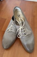 Sommer Leder Schuhe Sandale beige 39 Schnürschuhe Oxford