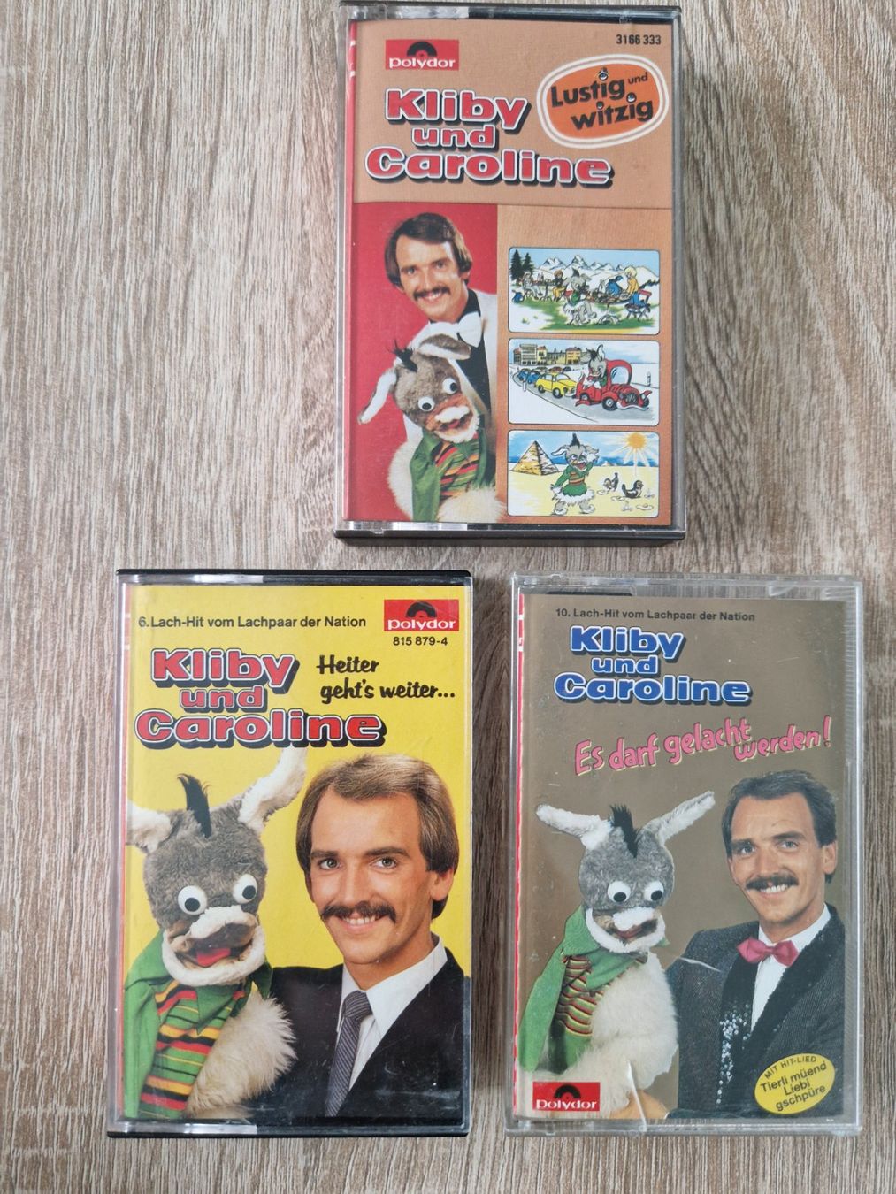 Musicassette: 3 Kult-Kassetten: Kliby und Caroline – Usato da Rebstein venduto da Ajs_Toy_Palast_1