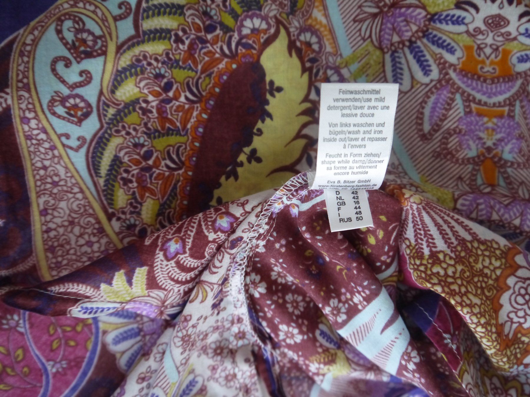 Diane von Furstenberg Vestiti: Fürstenberg Kleid aus 100% Cotton – Usato da Hagendorn venduto da Blaf 3