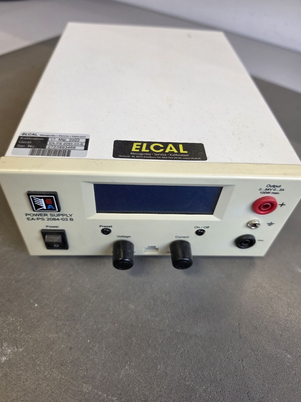 Elektrotechnik: ELCAL EA-PS 2084-03 B Labornetzgerät – Gebraucht aus Altdorf UR von Xaeon 1