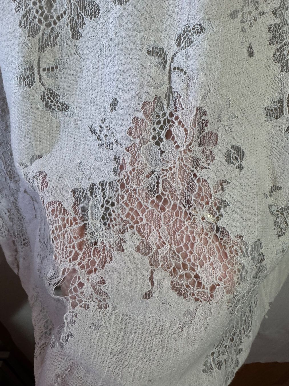 Camicette: Schöne Bluse mit Spitze von Chicoree Gr. L – Usato da Grosswangen venduto da SALE_SALE_SALE 1