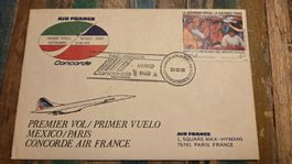 1978 Concorde Erstflug Mexico -Paris