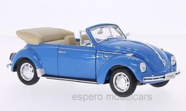 VW Käfer 1303 Cabriolet 1972-1974 blau      1:24 von Welly