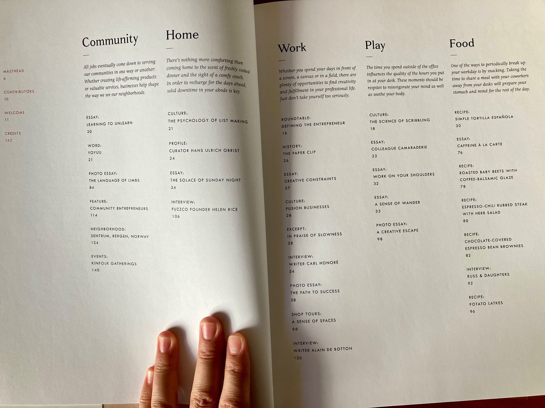 Revues & Magazines: Kinfolk Magazine, Issue #15 – D'occasion à Zürich par mou_j96c 1