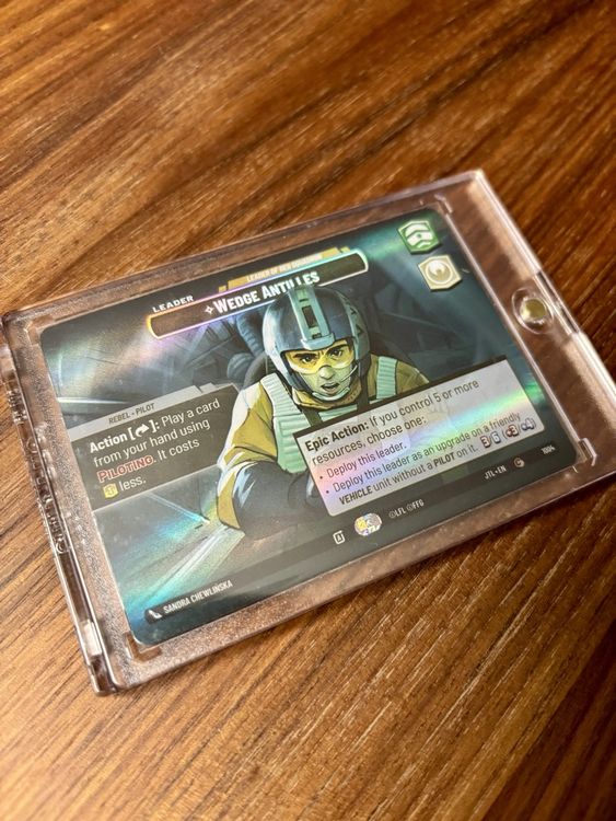Star Wars Unlimited Wedge Antilles Leader of Red SquadronV.2 1