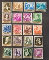Spanien 1958 & 1960 Kunst Goya & Murillo (19 Stk.)