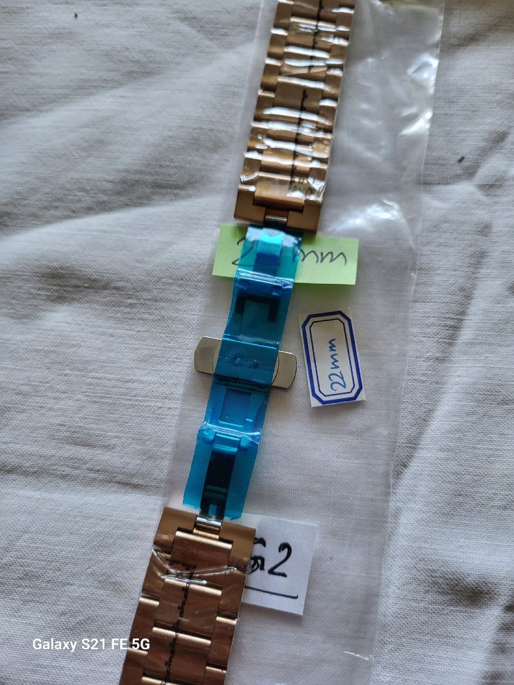 Bracciali & Braccialetti: 22mm Rosa farb, neu uhrenarmband – Nuovo e nell'imballaggio originale da Riehen venduto da tamola67 2