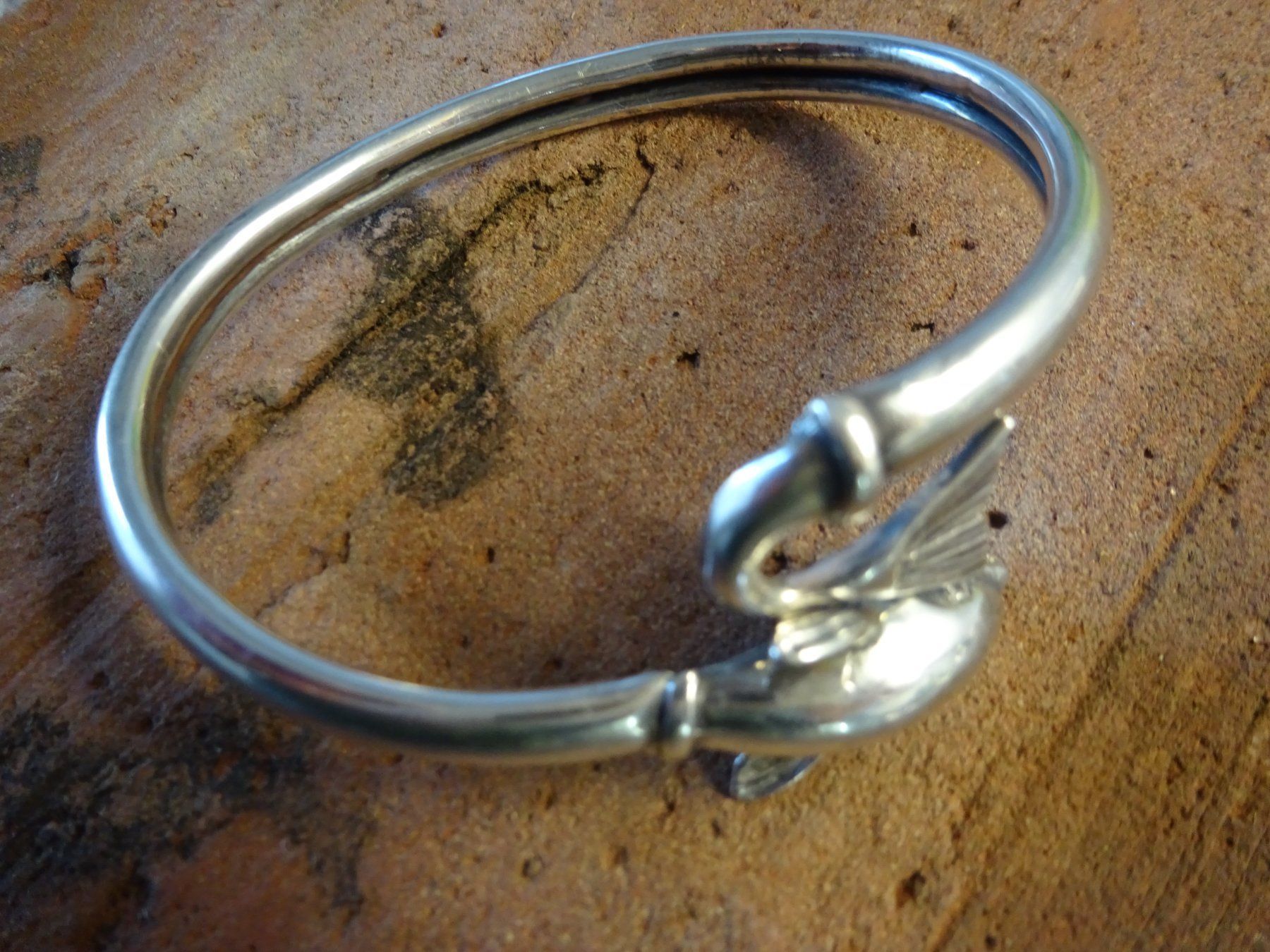 Armbänder & -reifen: Armreif Delphin Fisch Silber – Gebraucht aus Esslingen von FetteSchnecke 7