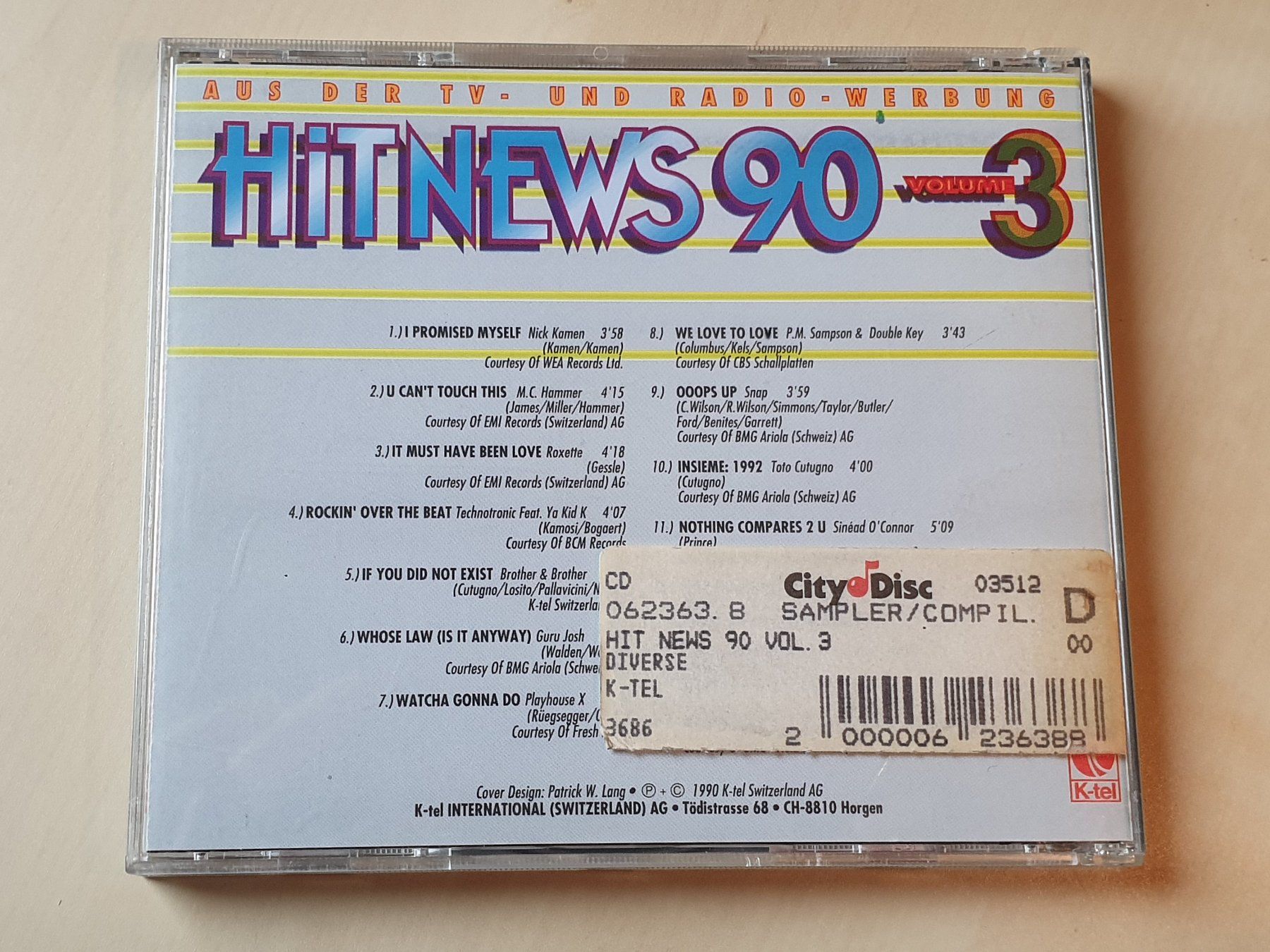 CD: Hit News 90 Vol. 3 – Usato da Stansstad venduto da collectorsshop 1