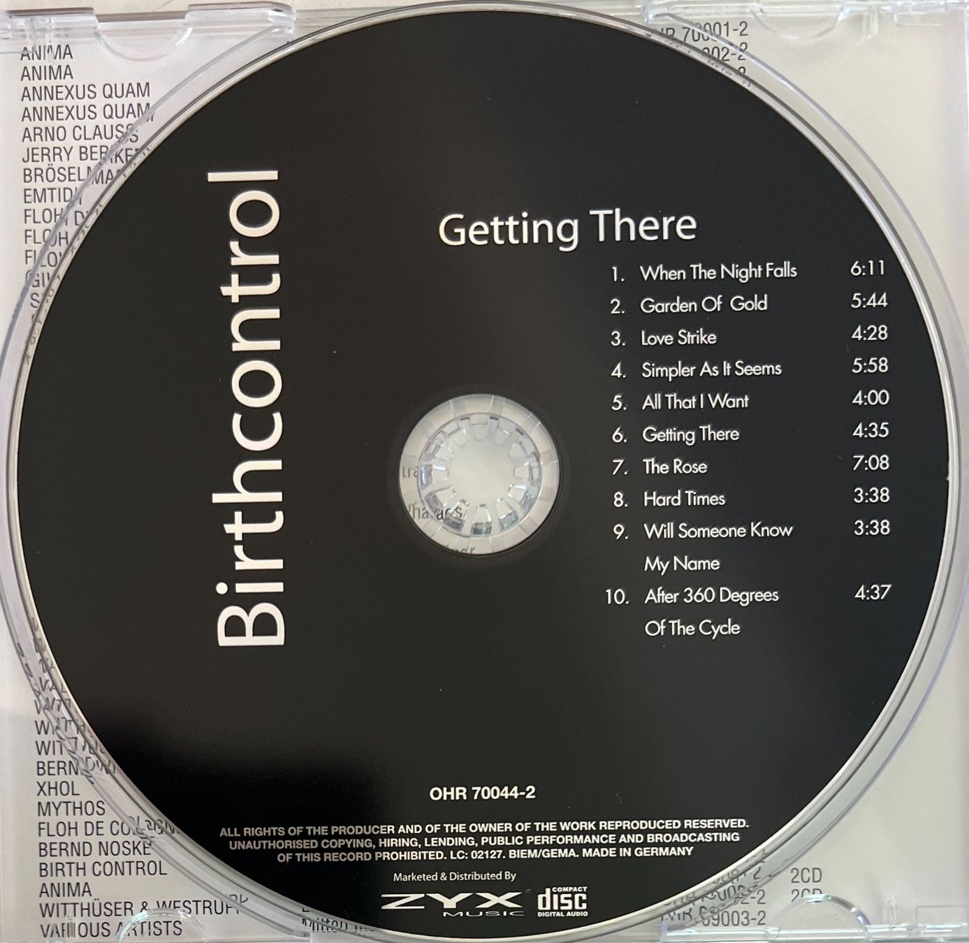 CD: BIRTH CONTROL / Getting There – Usato da Bischofszell venduto da kustavi 2