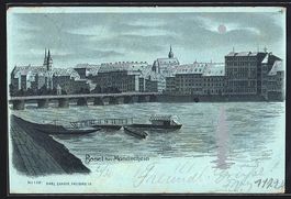 Mondschein-Lithographie Basel, Flusspart