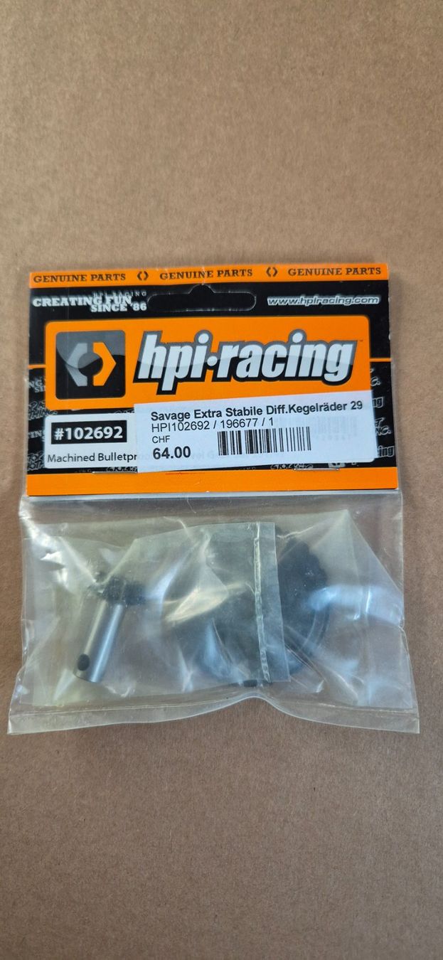 HPI Modellismo RC: HPI102692 Savage Extra Stabiles Diff – Nuovo e nell'imballaggio originale da Wallisellen venduto da robvar