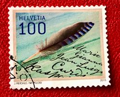 Nr.1566  Sondermarken Feder  GESTEMPELT 2015  ﻿ 