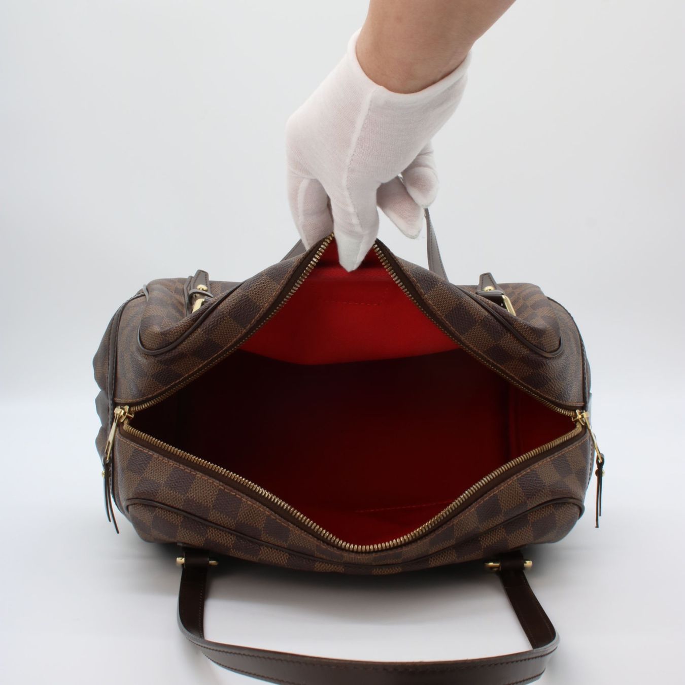 Louis Vuitton Borse da donna: Louis Vuitton Damier Ebene Rivington GM – Usato da Urtenen-Schönbühl venduto da jana2kids 7