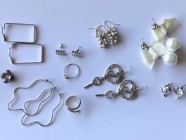 Lot de boucles d’oreilles fantaisies
