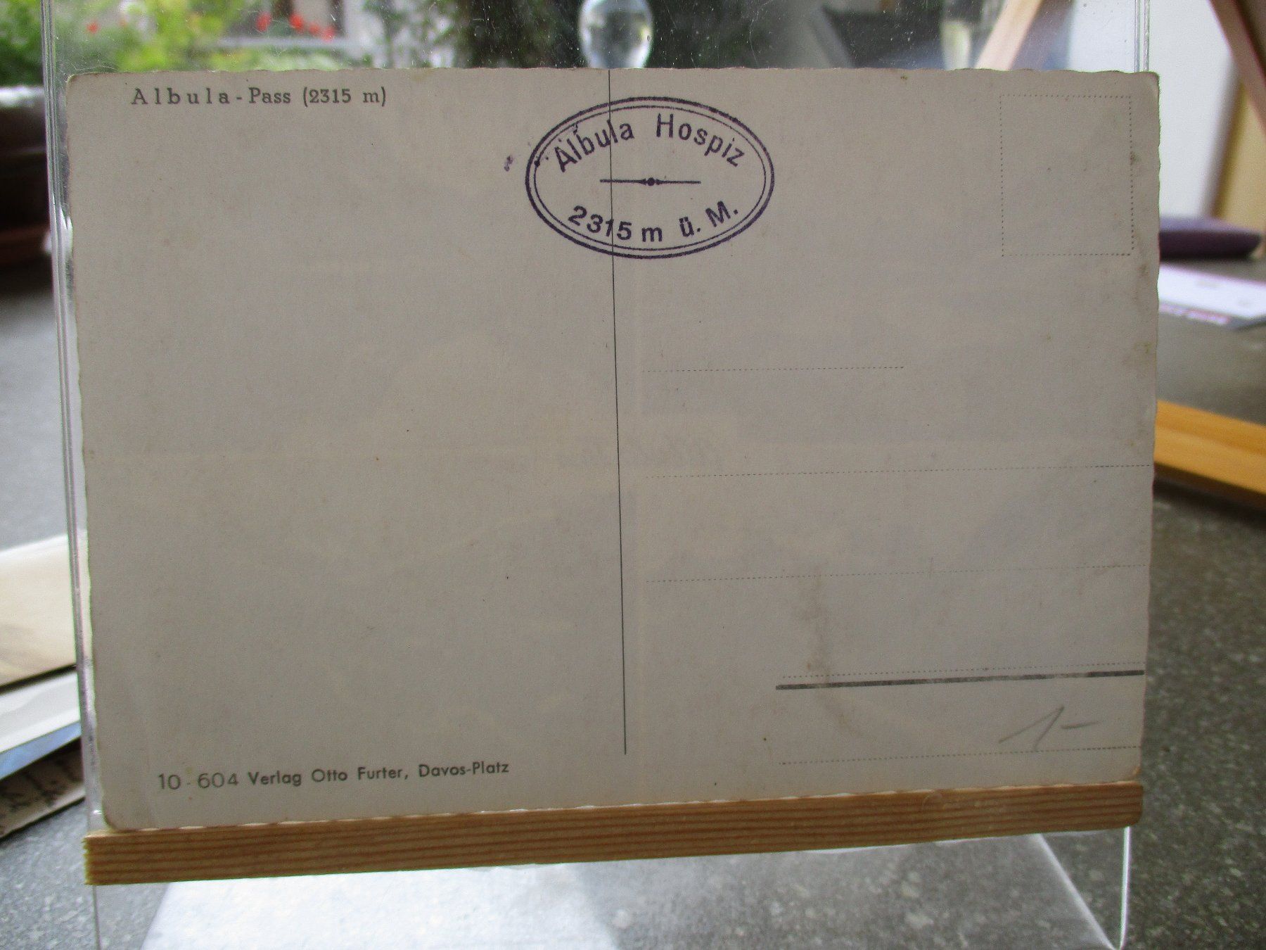 Cartes postales: Albula Pass Postkarte   1 – D'occasion à Felsberg par sanwill 1