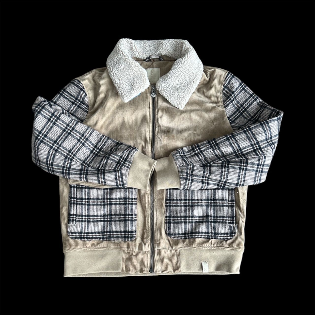 Jacken: Colours & Sons Herren Karierte/Cordjacke M – Gebraucht aus Arzier-Le Muids von Fblouet