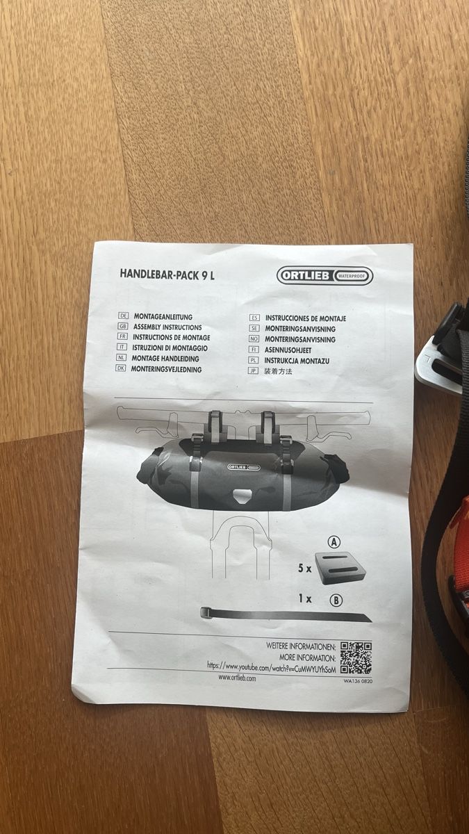 Ortlieb Sacs: Ortlieb Handlebar-Pack  – Neuf avec emballage d'origine à Bern par ake_j9q7