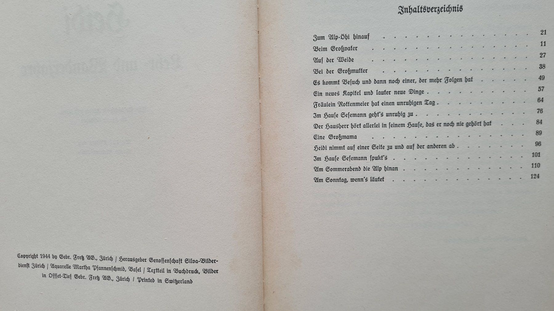 Libri: Heidi Teil 1, Lehr- und Wanderjahre – Usato da Benglen venduto da Pril77 2