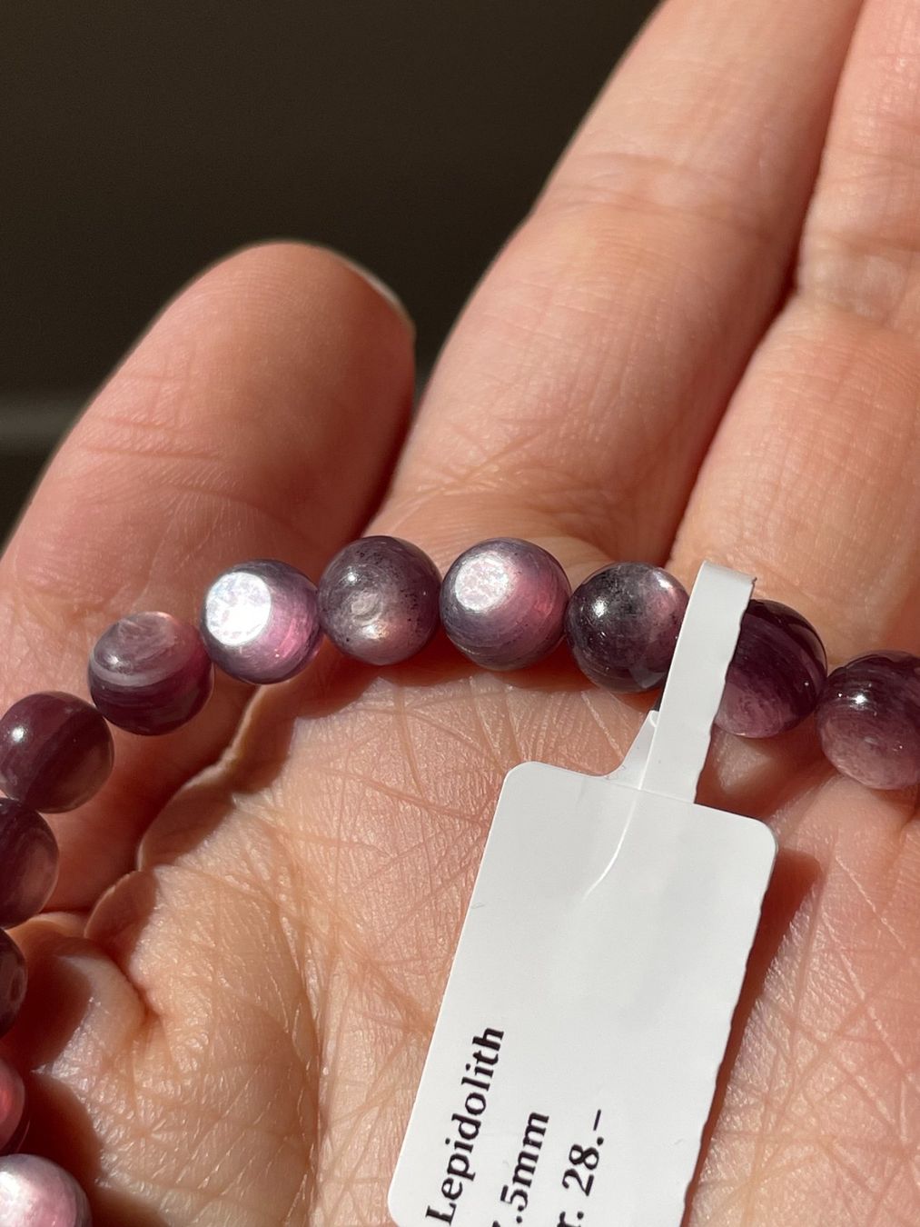 Bracciali & Braccialetti: Lepidolith Armband,Edelstein Armband – Nuovo e nell'imballaggio originale da Schiers venduto da sisikristall 7