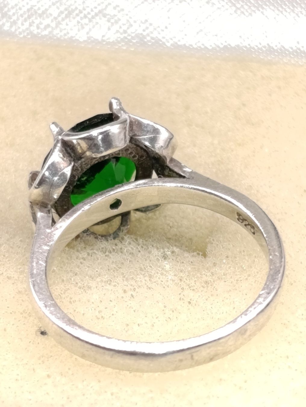 Anelli: Vintage 925er Silber Ring mit Schmuckstein Top – Usato da Steffisburg venduto da 1.Schmuckschatulle 4