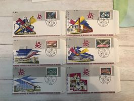 6 FDC Belgien (800-9)