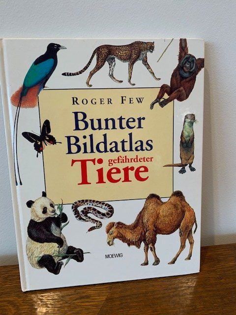Libri: Bildatlas gefährdeter Tiere, Bilderbuch – Nuovo (secondo la descrizione) da Kloten venduto da carro49