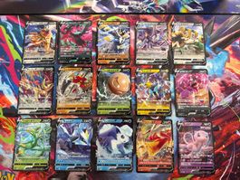 15 Pokémon EX/V Karten Konvolut ⭐ Top Zustand ab1.-