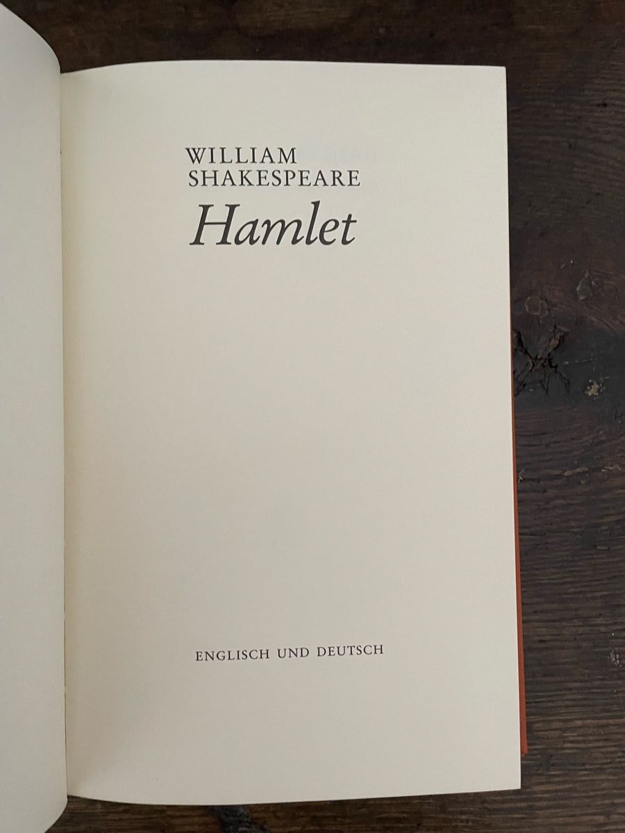 Libri: Dekoratives Shakespeare "Hamlet" Buch mit Goldprägung – Usato da Steinerberg venduto da culloden 3