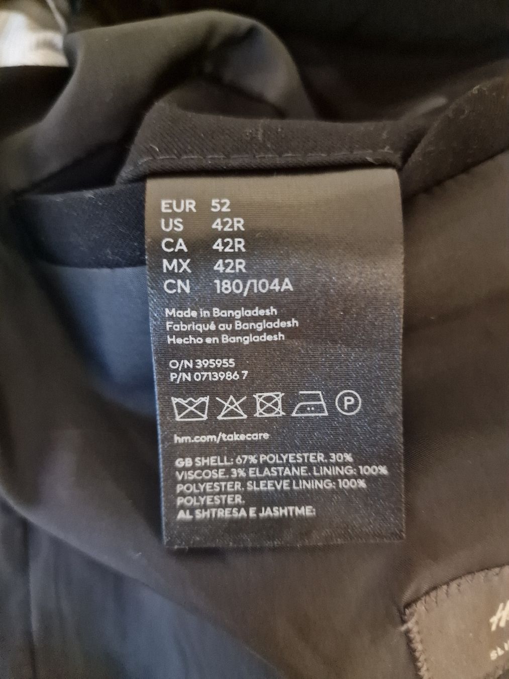 H&M Jacken: Schicker H&M Slim Fit Sakko, Grösse 52 – Gebraucht aus Amriswil von gu80kaya 2