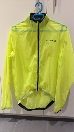 Veste de cyclisme STOKE jaune fluo taille M comme neuve