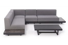 Gartenmöbel Sunbrella Outdoor Lounge grau