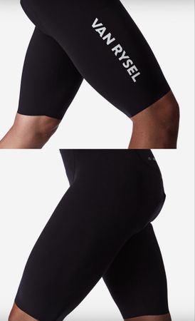 Bib Short Velohose - van Rysel RCR-R Pro - Schwarz Gr L