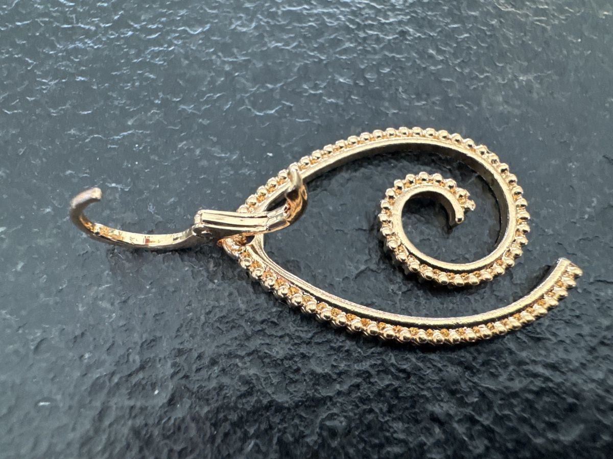 Orecchini pendenti & Orecchini a lobo: Elegante Goldene Ohrringe im Spiraldesign – Nuovo (secondo la descrizione) da HORGEN venduto da vladibarca10 1