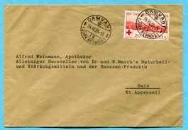 Brief von Damvant nach Gais 1939