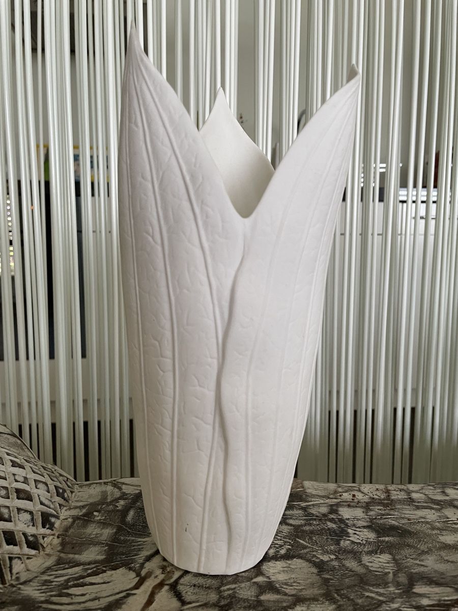 Vasi & Recipienti: Vase weiss Design  – Nuovo (secondo la descrizione) da Zürich venduto da Danokiko