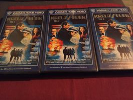 Kreuzfeuer (USA 1985) Teil 1-3 Warner home Vidoe VHS