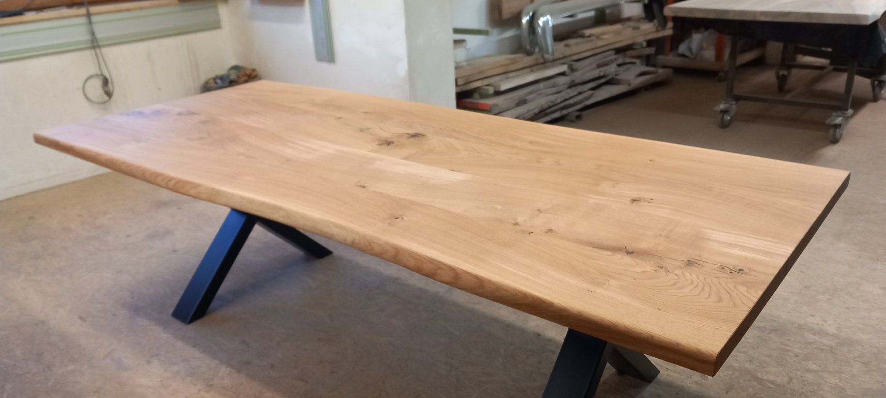 Tavoli: Schweizer Massivholztisch aus Eiche rustikal 260x110cm – Nuovo (secondo la descrizione) da Altishofen venduto da Rossi464 4