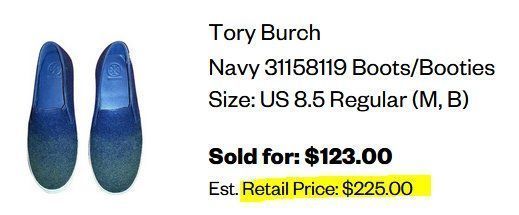 Tory Burch Scarpe da uomo: Schuhe Tory Burch chaussures 10M 42-27cm – Usato da Collonges venduto da arashee 2
