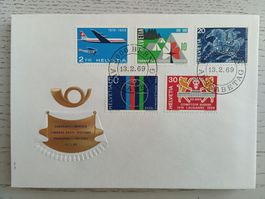 1969 FDC Werbemarken