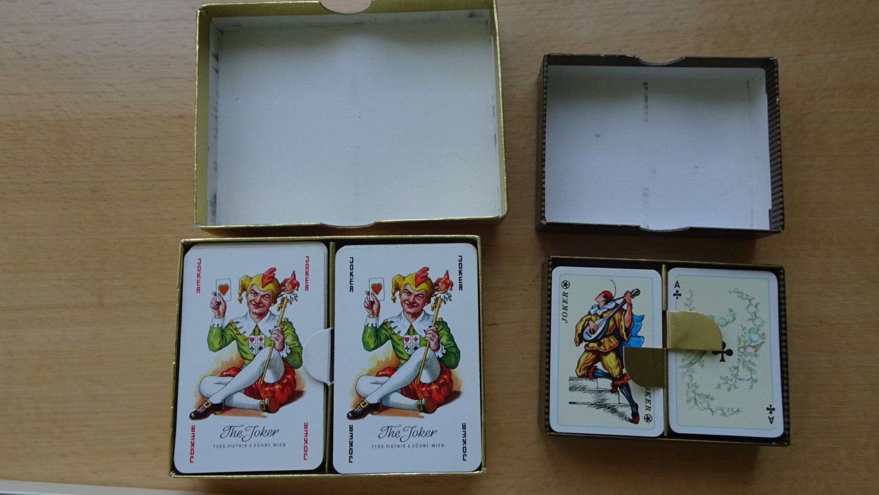 Giochi: 3 ältere Sets Spielkarten Bridge, Rummy, Canasta – Usato da Zürich venduto da blaumeisli62 2