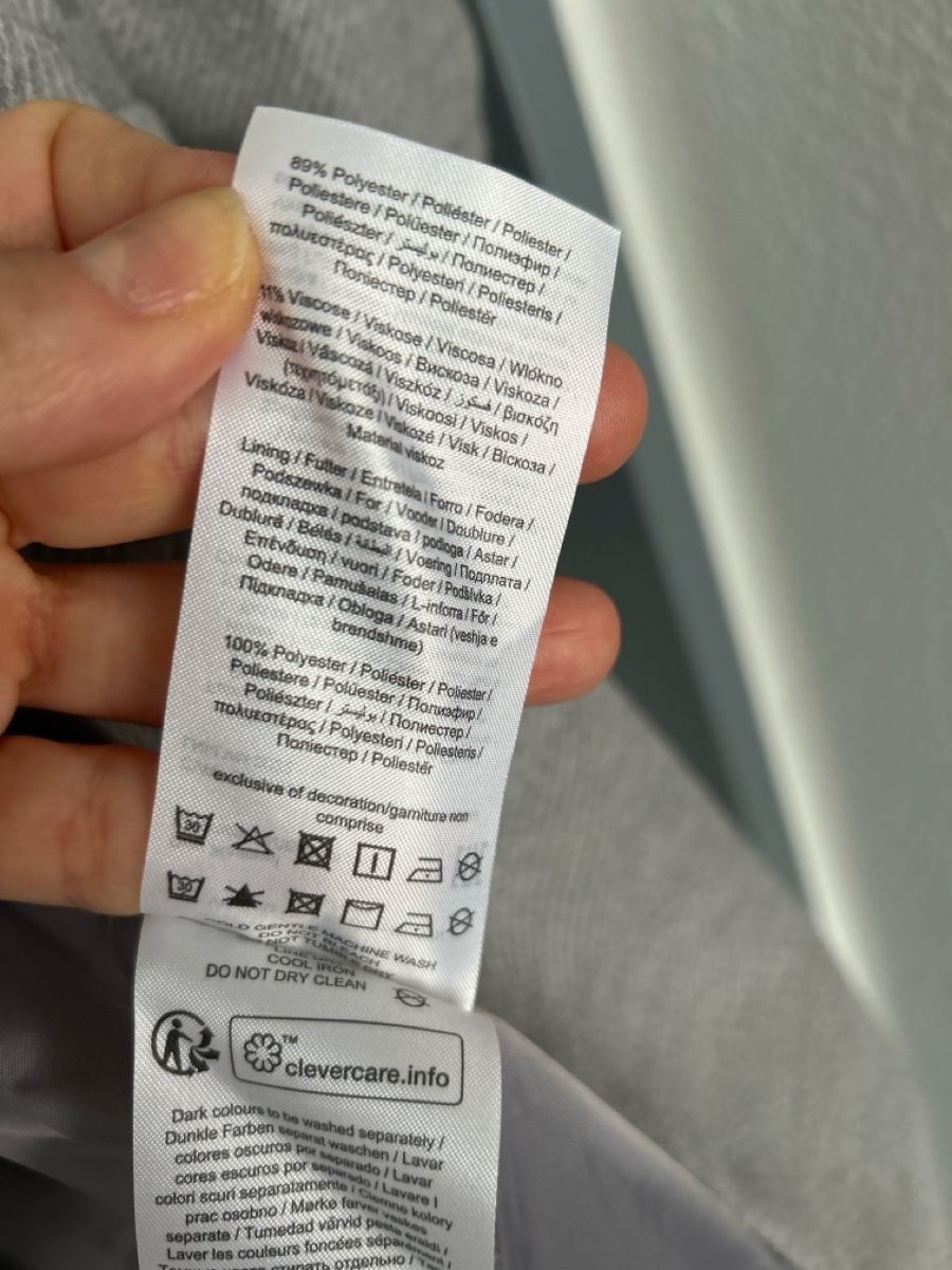 Vero Moda Cappotti: Longblazer von Vero Moda, Grösse 38, Farbe hellgrau – Nuovo (secondo la descrizione) da Erlinsbach SO venduto da hallon480 2